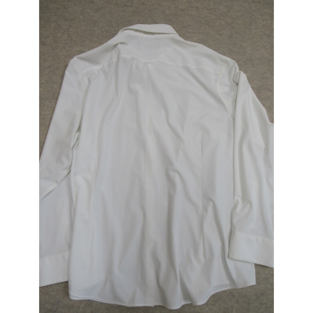 Mizzen+Main Leeward White No Tuck Dress Shirt Mens XXL Classic Fit 1WS-0904 - Picture 6 of 8